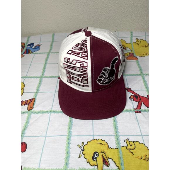 Vintage 90s Texas A&M Aggies Colosseum Athletics College spell out snapback nwt - Picture 1 of 7